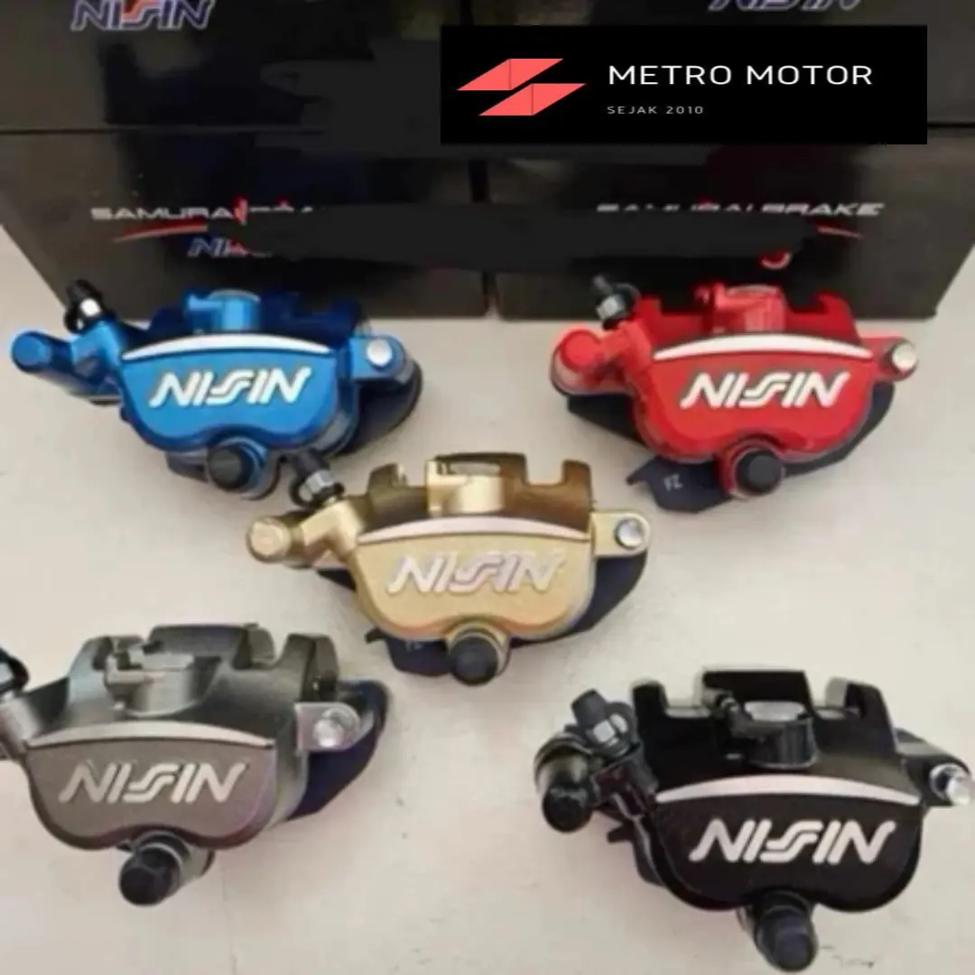 KALIPER SAMURAI BRAKE 2P 2 PISTON UNIVERSAL KANAN ATAU KIRI PLUS KAMPAS REM