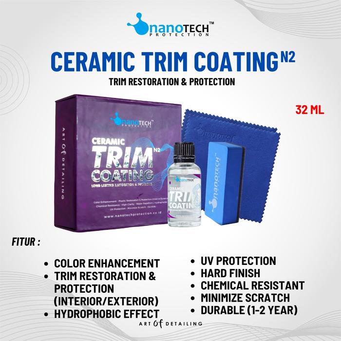 Gambar CERAMIC TRIM COATING - COATING PLASTIC PLASTIK -TRIM RESTORER NANOTECH dari nanoTECH PROTECTION Kab. Sukoharjo Tokopedia