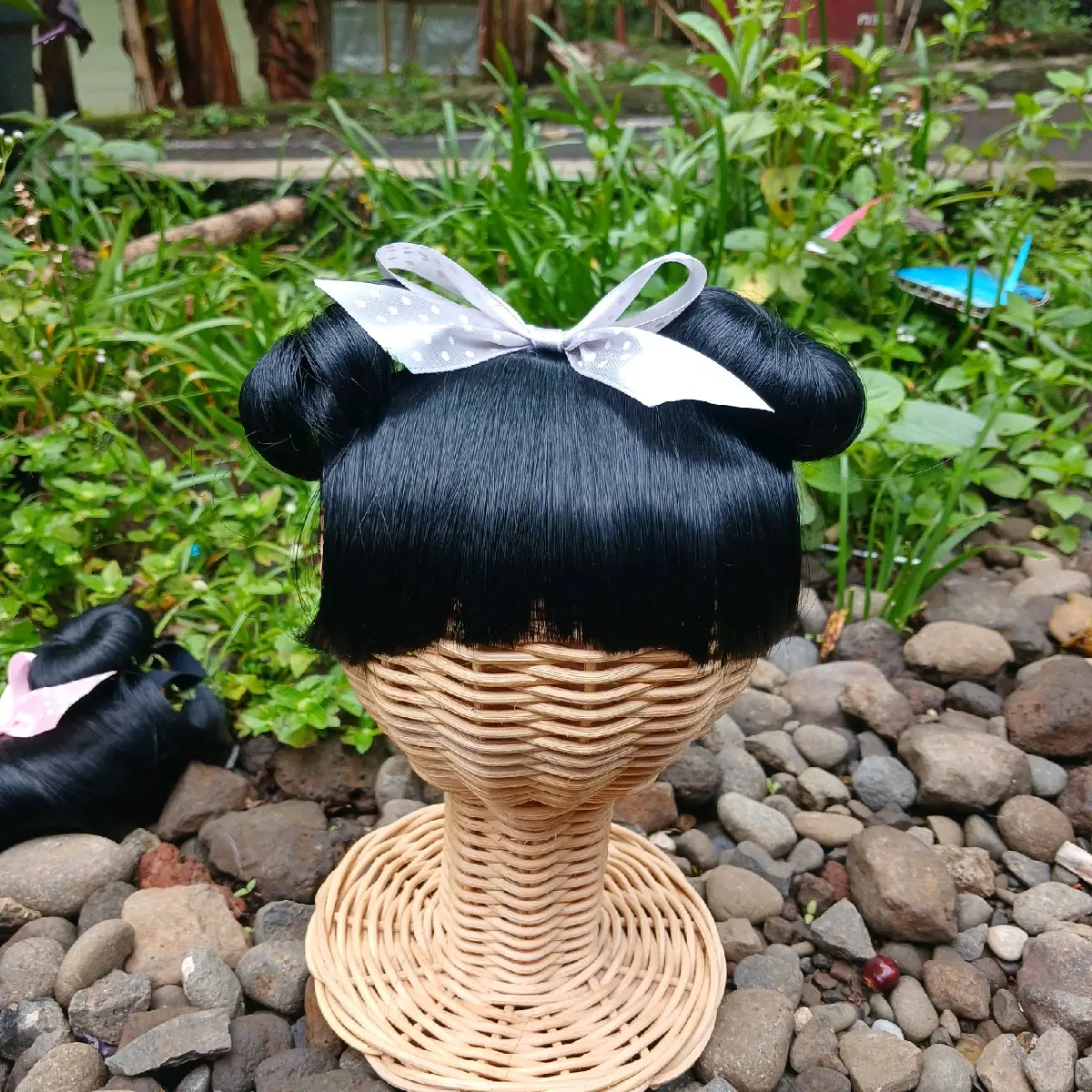 BANDANA WIG PONI ANAK PITA/bando bayi