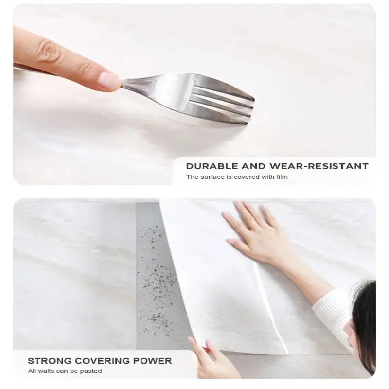 10 PCS Wallpaper Dinding Vinyl Marble 30x30 cm / Marbel Granit / Stiker Keramik 5