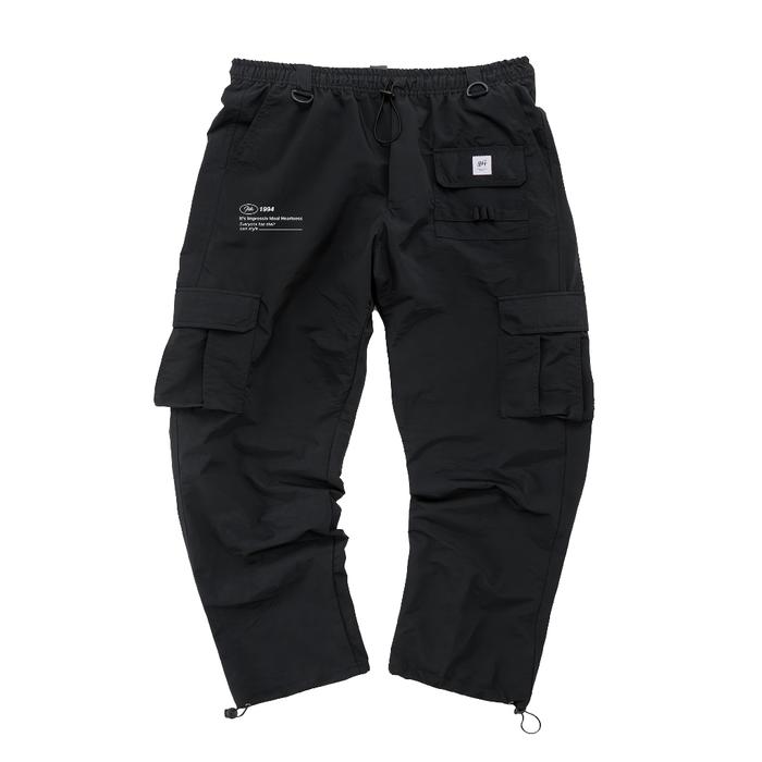 Gambar HEARTNESS Onyxs Cargo Pants Black Celana Panjang Pria Wanita - M dari Heartness.id Kab. Bandung Tokopedia