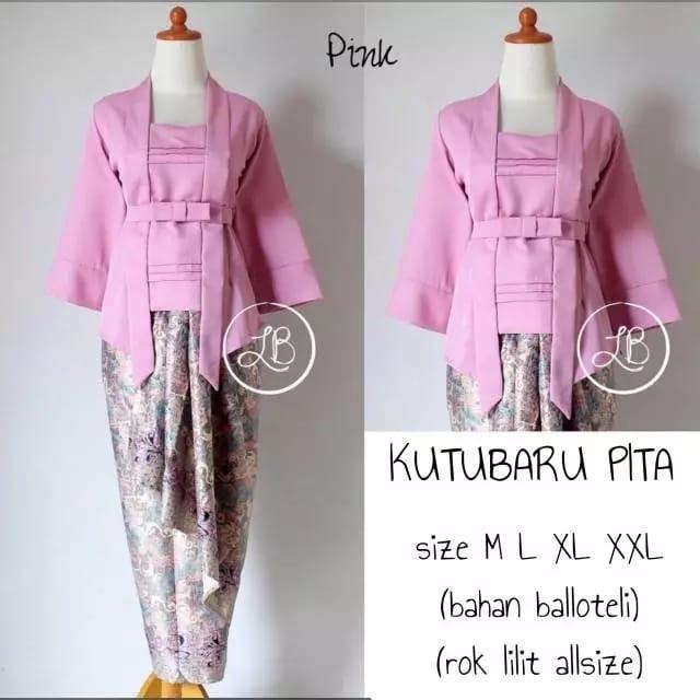 Setelan Kebaya Kutubaru Pita / Kebaya Modern Floy 1