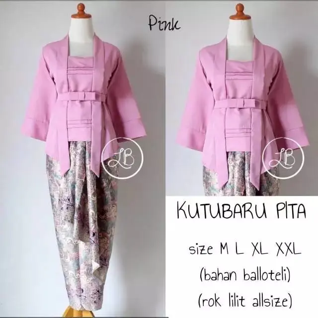 Setelan Kebaya Kutubaru Pita / Kebaya Modern Floy 1