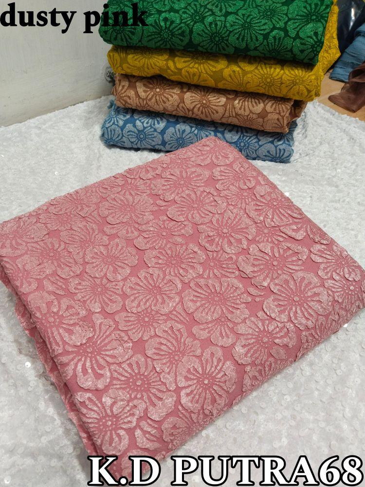 KAIN BAHAN JAGUARD EMBOS / JACQUARD EMBOSS FLORAL / EMBROIDERED ...
