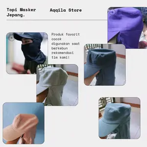Topi Masker Jepang Bangunan Multi Fungsi