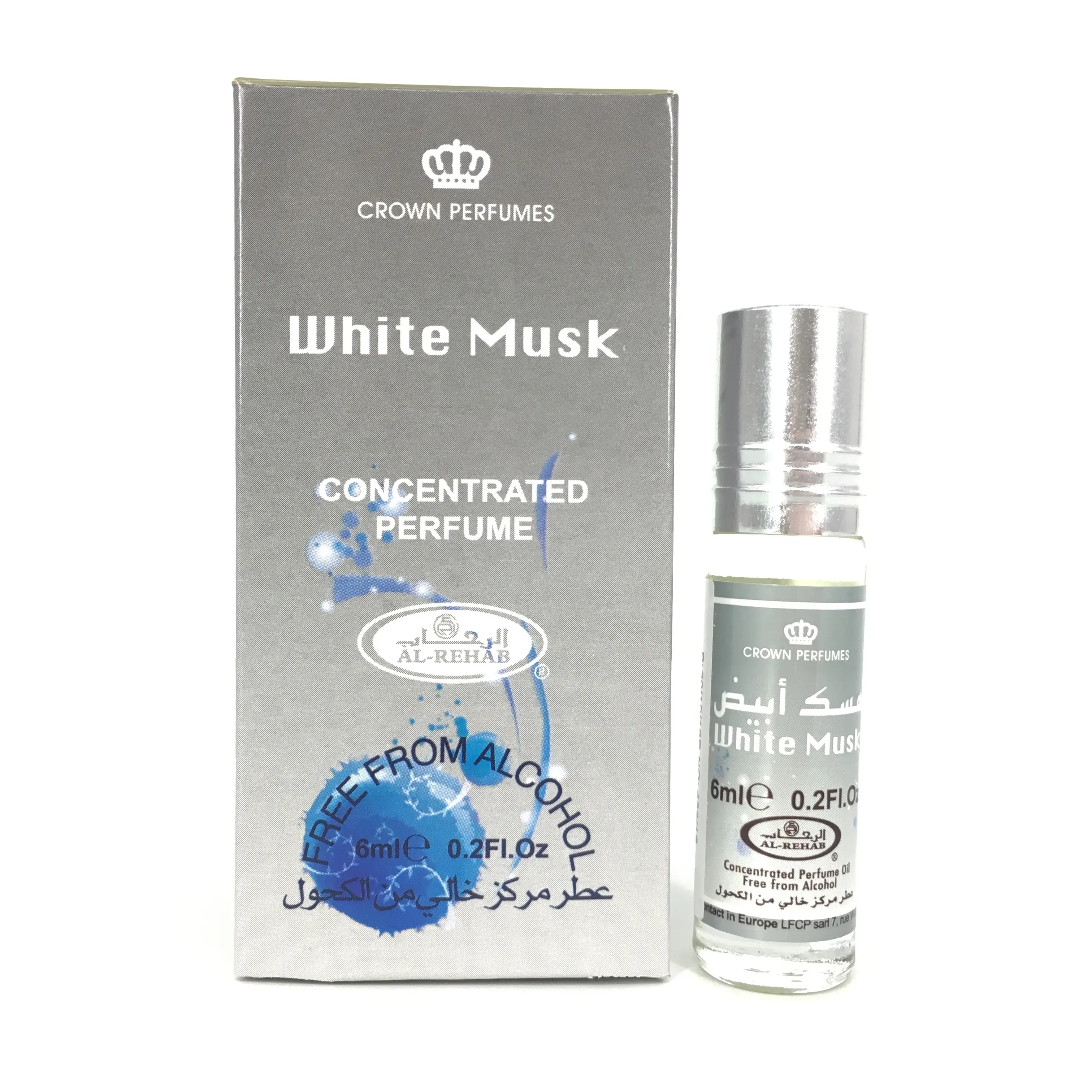 White Musk - 6ml Al Rehab Minyak Attar (Perfume Oil)
