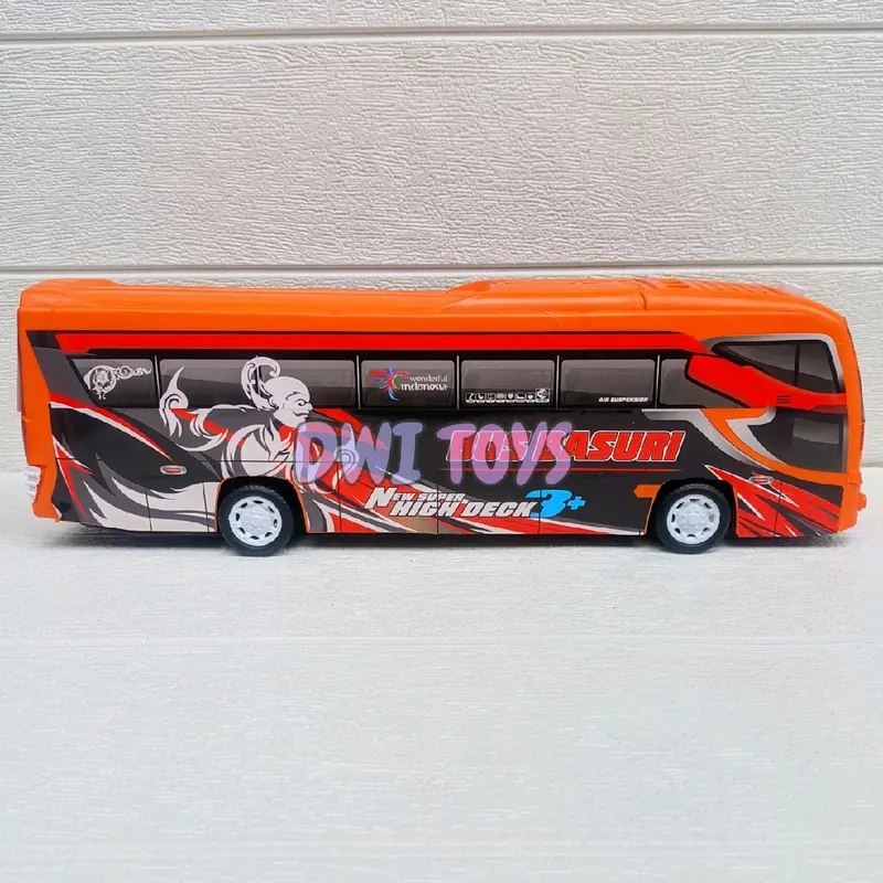 Mainan Mobil Bus Basuri Telolet Lampu Dan Musik Mainan Viral Bus Telolet 2