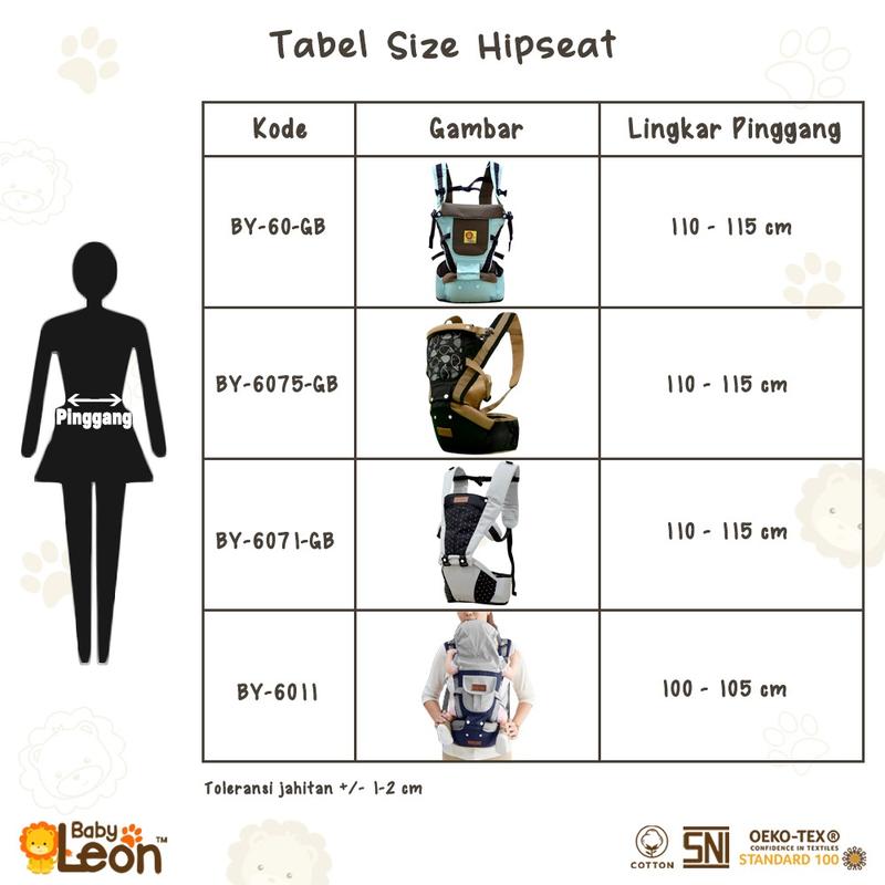 BABYLEON Gendongan Bayi 0-3Th 12in1 Gendongan Depan Model Terbaru 2023 BABY LEON Hipseat Gendongan Bayi Depan + Penutup Kepala Gendongan Anak Depan Multifungsi Gendongan Anti Capek Baby Carrier BY-6011 Gendongan Multifungsi Gendongan Samping 1