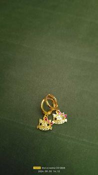 Product Review of Anting Anak Gandul Kotak Anting Klip Titanium Anti Karat COD Cewek Costume Fashion from ❤**🔥 1