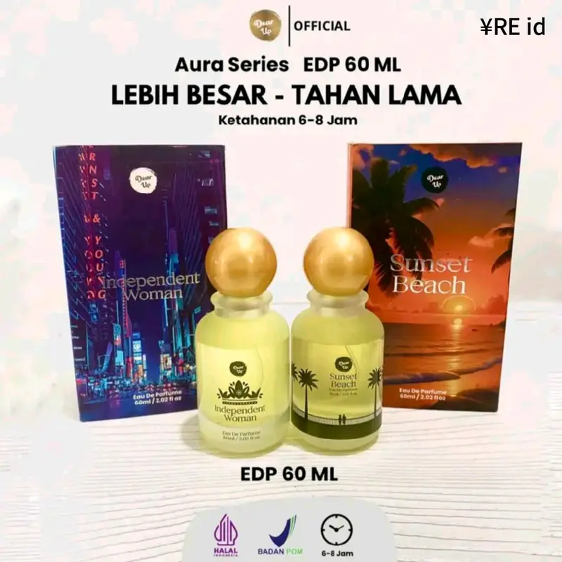 EDP 60 ml PARFUM DEARUP AURA SERIES LEBIH BESAR DAN TAHAN LAMA Perfume Wanginya 0