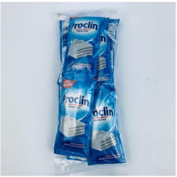 PROCLIN pemutih pakaian 25ml x 12pcs 1 Renceng 4