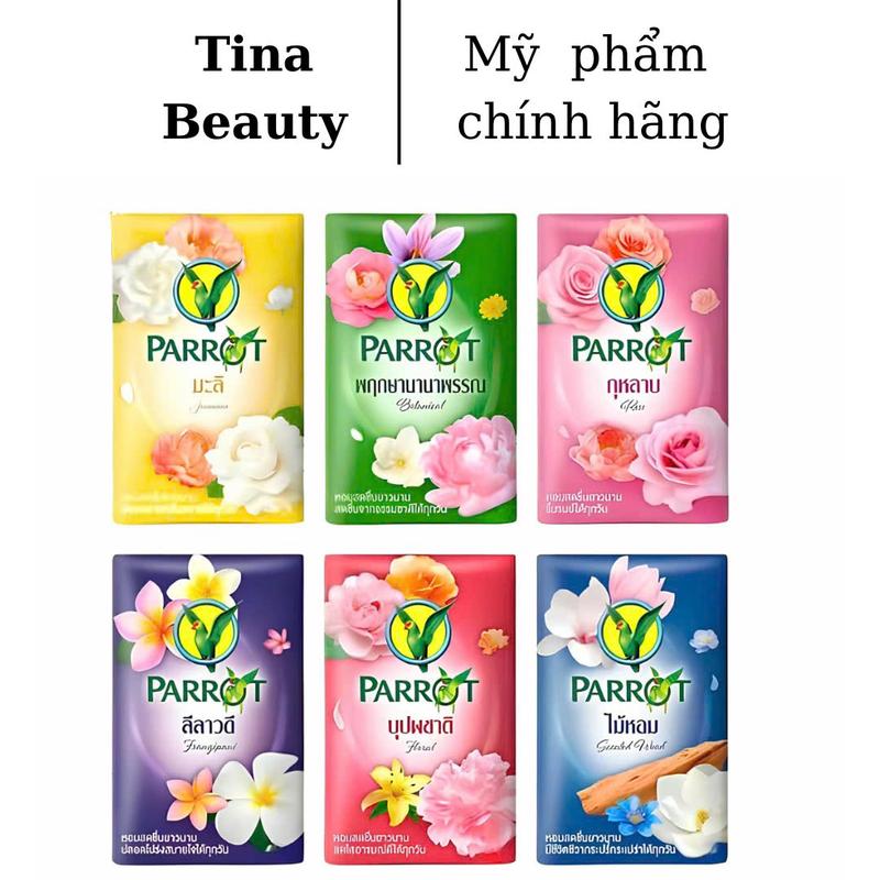  Xà Bông Con Vẹt Parrot Xà Phòng Hương Nước Hoa Thái Lan  1 Soap x 55g  