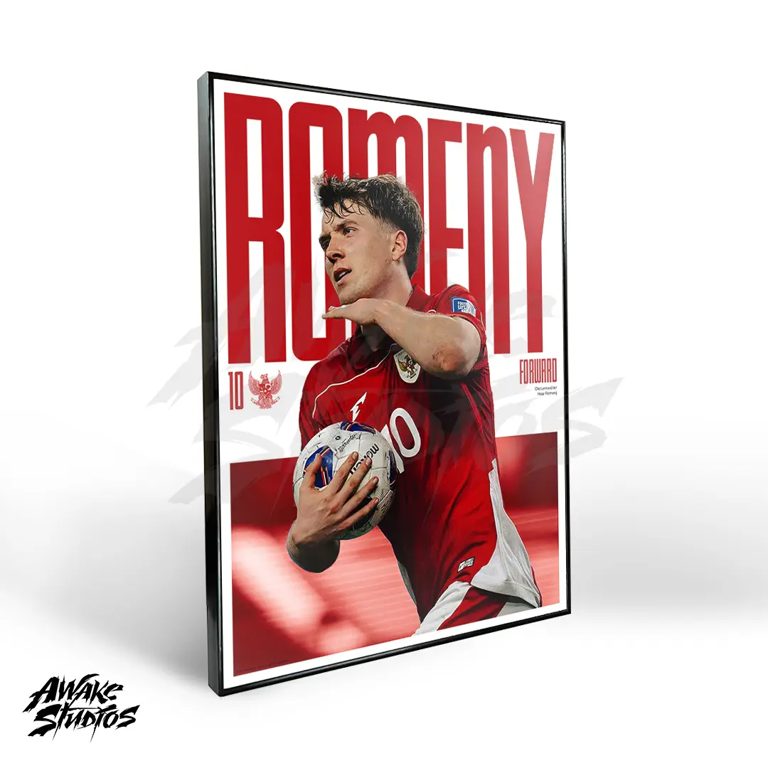 Poster Frameblock Timnas Indonesia