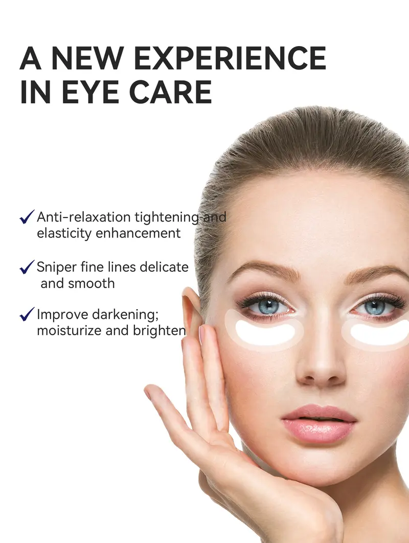 Product Introduction of Freeze-Dried Collagen Reduces Wrinkles Eye Mask box set,10pcs/box Eye Mask for Dark Circles and puffiness 36