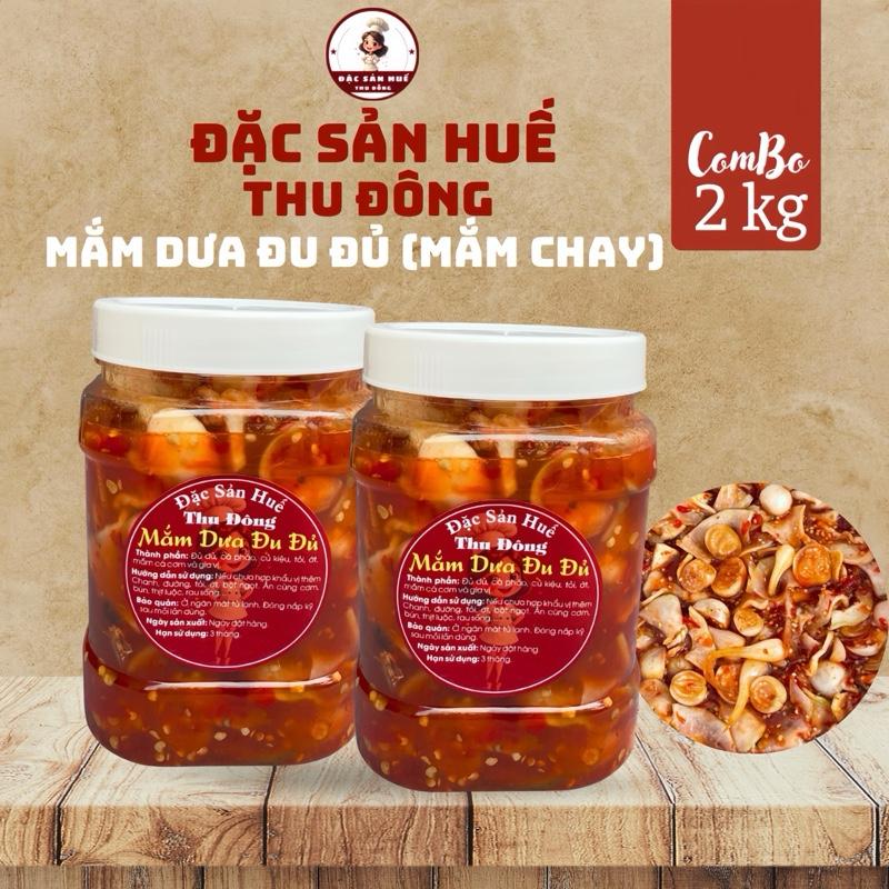 ComBo 2Kg Mắm Dưa Đu Đủ (Mắm Chay)- Mắm Huế Thu Đông