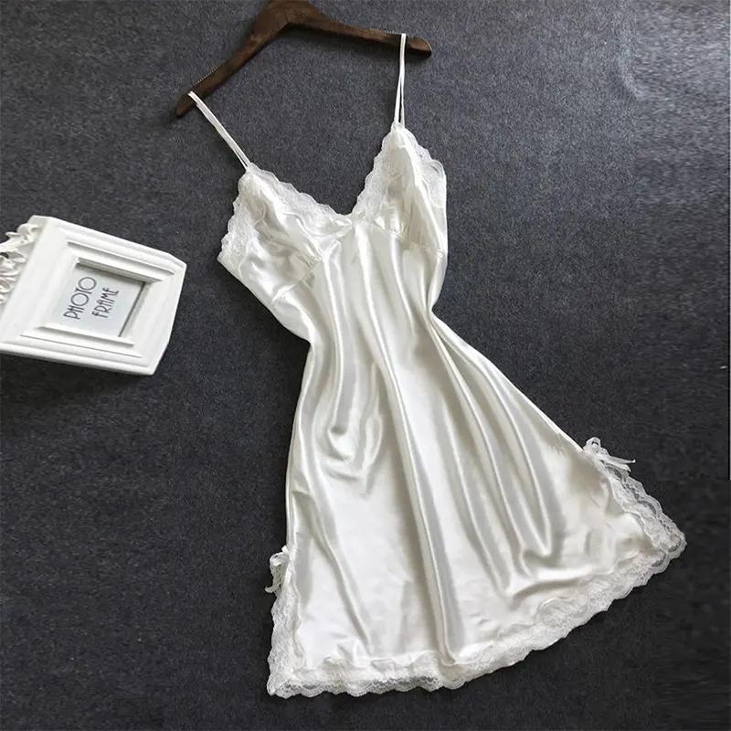 bowknot minh bạch sexy quần áo lót lace tulle váy ngủ lót rỗng