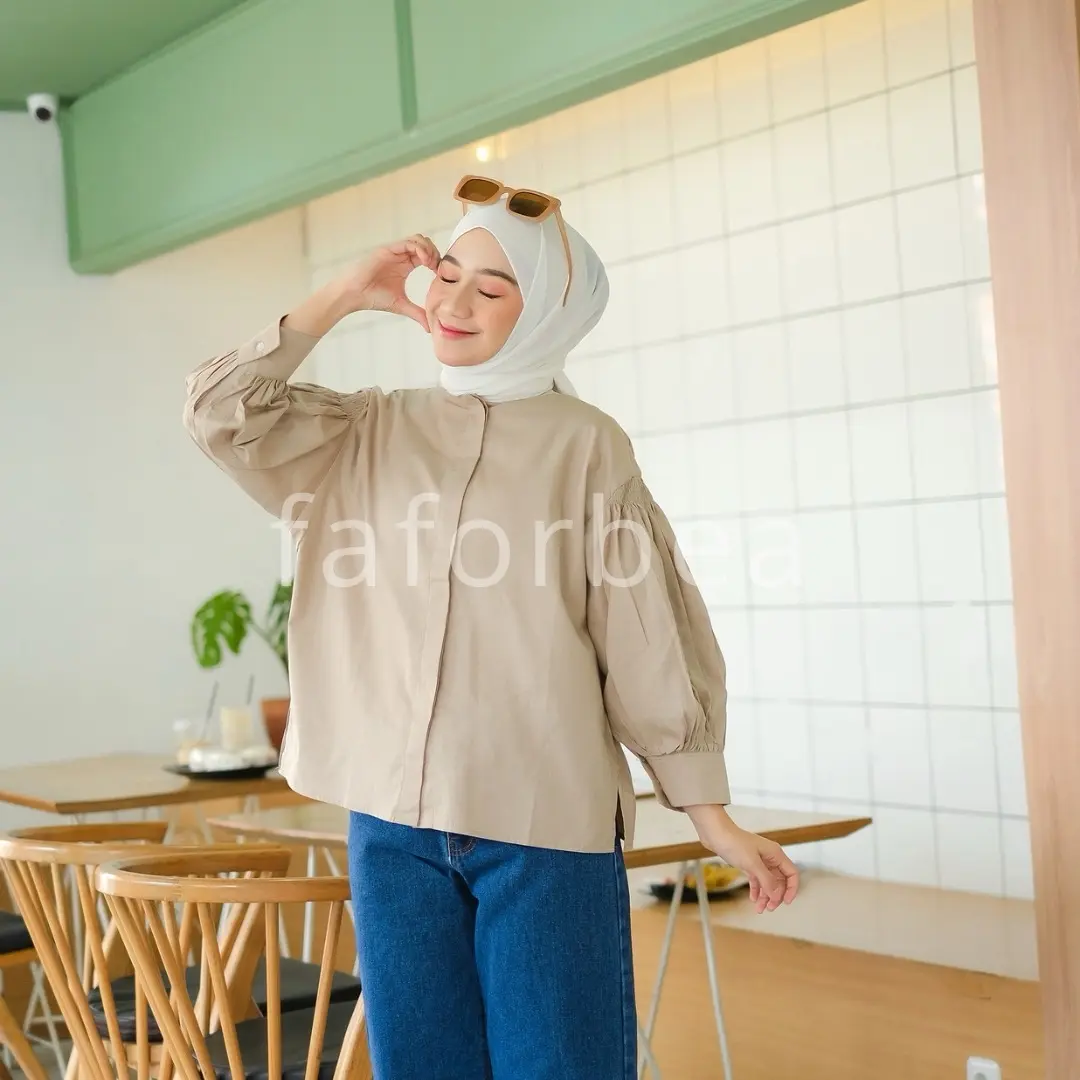 Faforbea Venty Shirt - Cotton Poplin