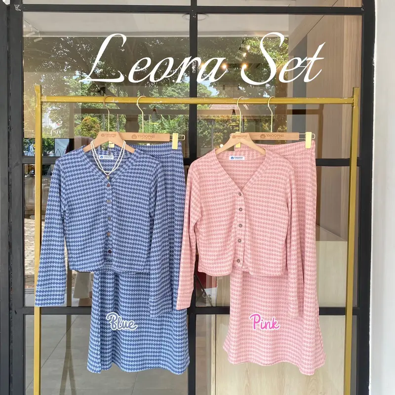 Leora Set - Set Wanita Terbaru - Set Knit Kekinian - Set Rok - Bisa COD - Yhoophii Outfit 8