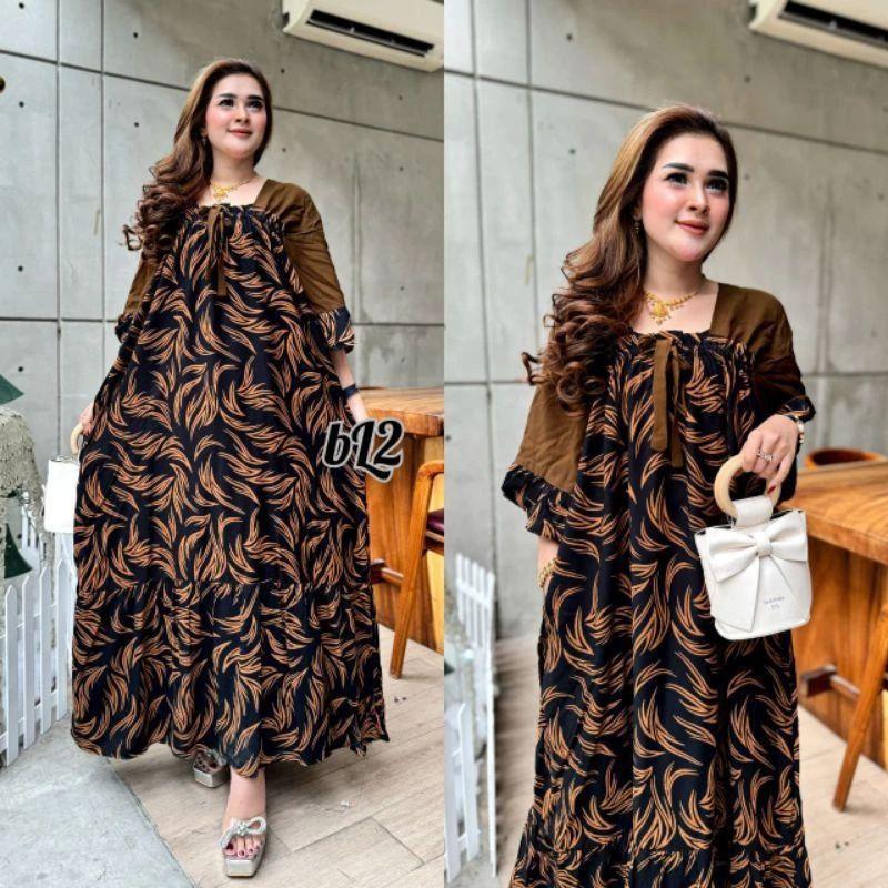 Dress Fuji Busui Jumbo Ld120 Pb130 Motif Kekinian