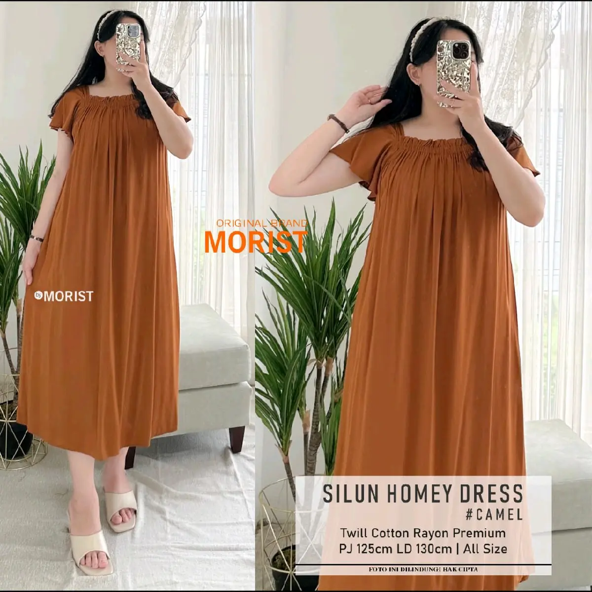 Silun Homey Dress Jumbo Piyama Baju Tidur Bestseller by Morist Wanita Panjang