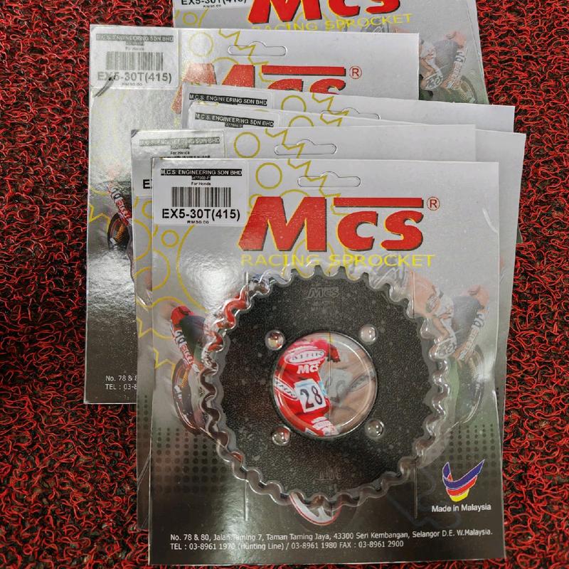 MCS 415 BLACK COLOR SPROCKET FOR HONDA EX5 DREAM - TikTok Shop Malaysia