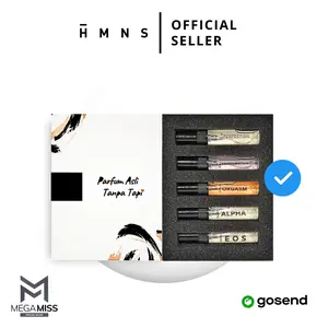 HMNS EKSKLUSIF - SET BUNDLING PERFUME DECANT TRAVEL SIZE 5 VARIAN ORGSM, EOS, ALPHA, FARHAMPTON, THE PERFECTION