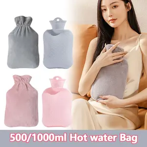 【New Arrivals】500/1000ML Kantung Kompres Air Panas Pereda Nyeri Perut / Kantong Kompres Girl Karakter / Kompres Air Panas / Kantong Kompres air panas