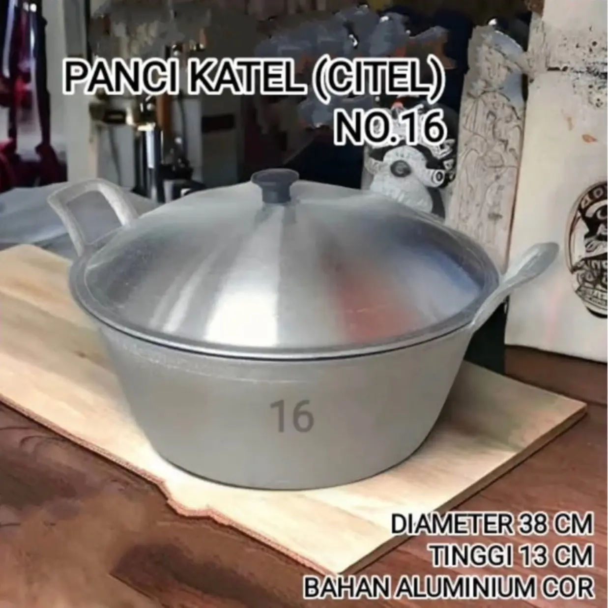 Citel Panci Serbaguna Ukuran 14 16 Termurah Citel Kuping Anti Pecah Alumunium Cor Tahan Lama Liwet Rebus Goreng Aluminium Kitchenware