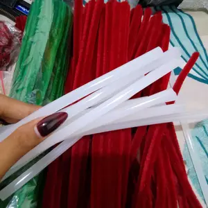 Lem Tembak / Lem Lilin / 30 Batang / Ukuran Kecil / Warna Putih (20cm) / Lem Lilin Bakar / Stik Isi Lem Tembak / Refill Lem Tembak / Eagle Brand / Pilih Varian / Biru Baru