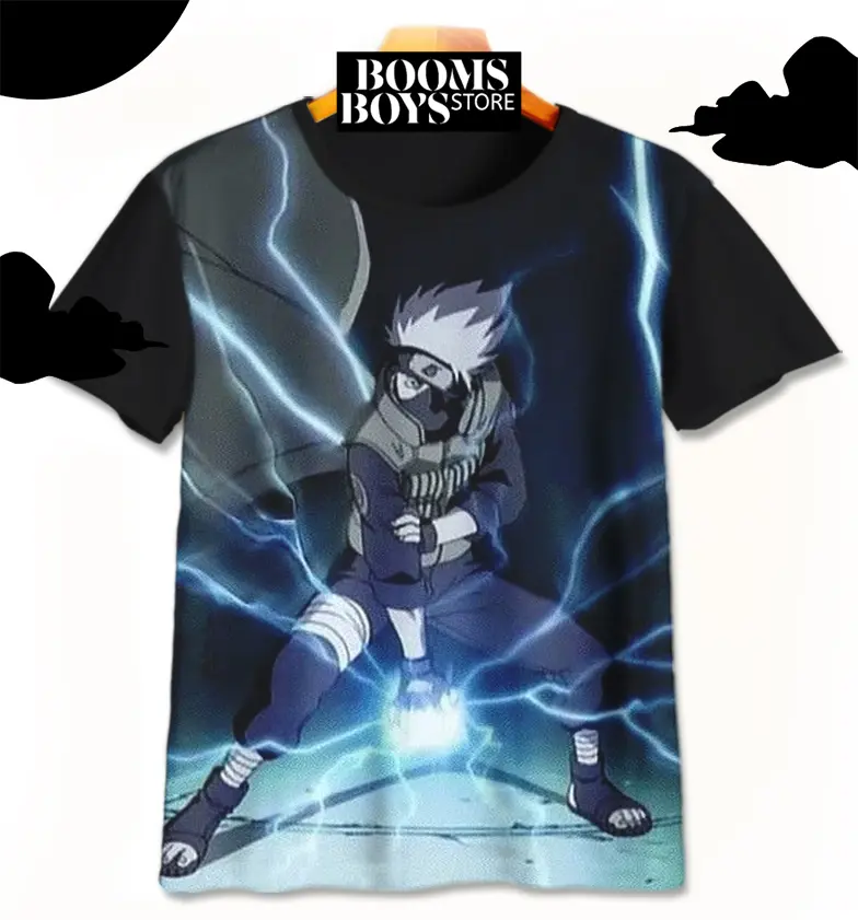 Kaos Anak Kakashi Naruto Kakashi-2-designWD Anime Umakuka - Booms Boys Store