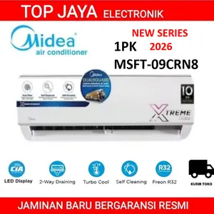 AC MIDEA 1 PK/MIDEA AC 1 PK MSFT-09CRN8 NEW SERIES BERGARANSI RESMI
