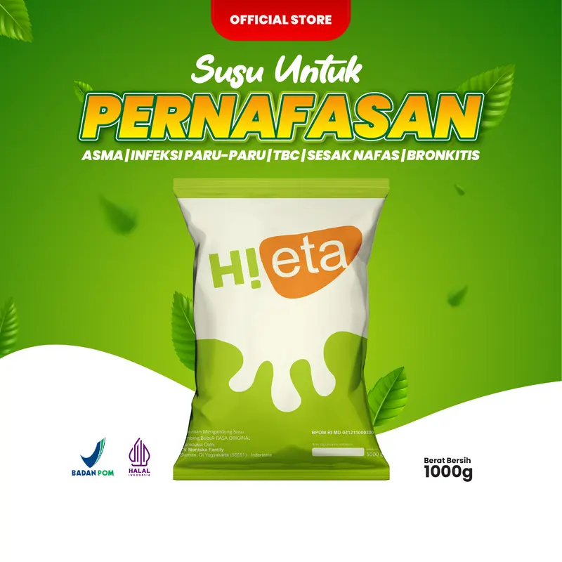 Susu Kambing Etawa Bubuk Alami 1kg Rasa Original Hieta 0