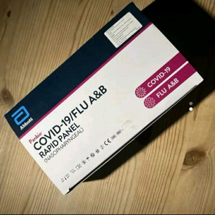 Abbott Panbio Flu Antigen untuk deteksi influenza biasa atau covid 19 Ed 2027.11.05