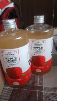 Product Review of SUUR LEMOEN Cuka Apel Apple Cider Vinegar 1 Liter CUKA APEL Organik With The Mother from E** P**O 3