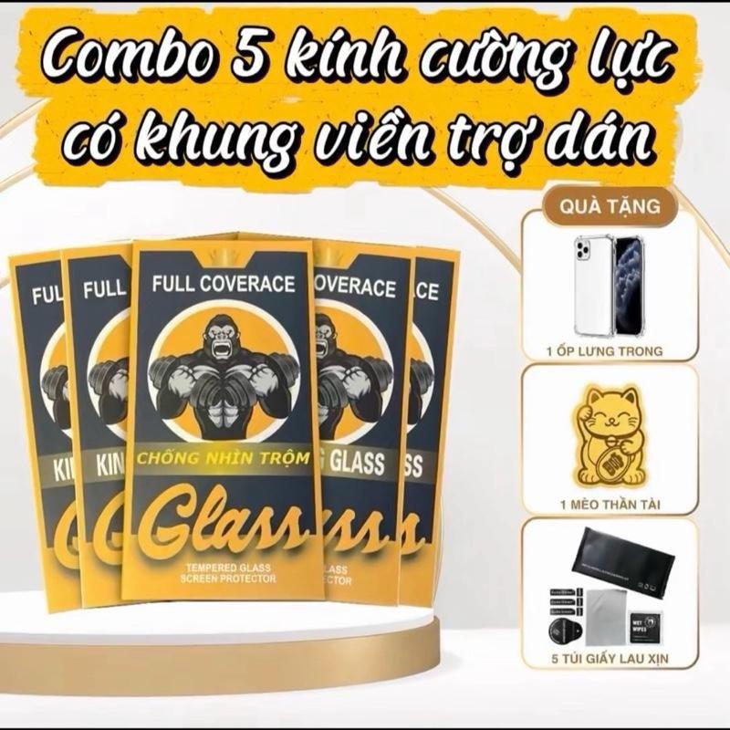 XẢ KHO _ KINGKONG GLASS Combo 5 Kính Cường Lực Bảo Vệ Thông Tin Cá Nhân Chống…