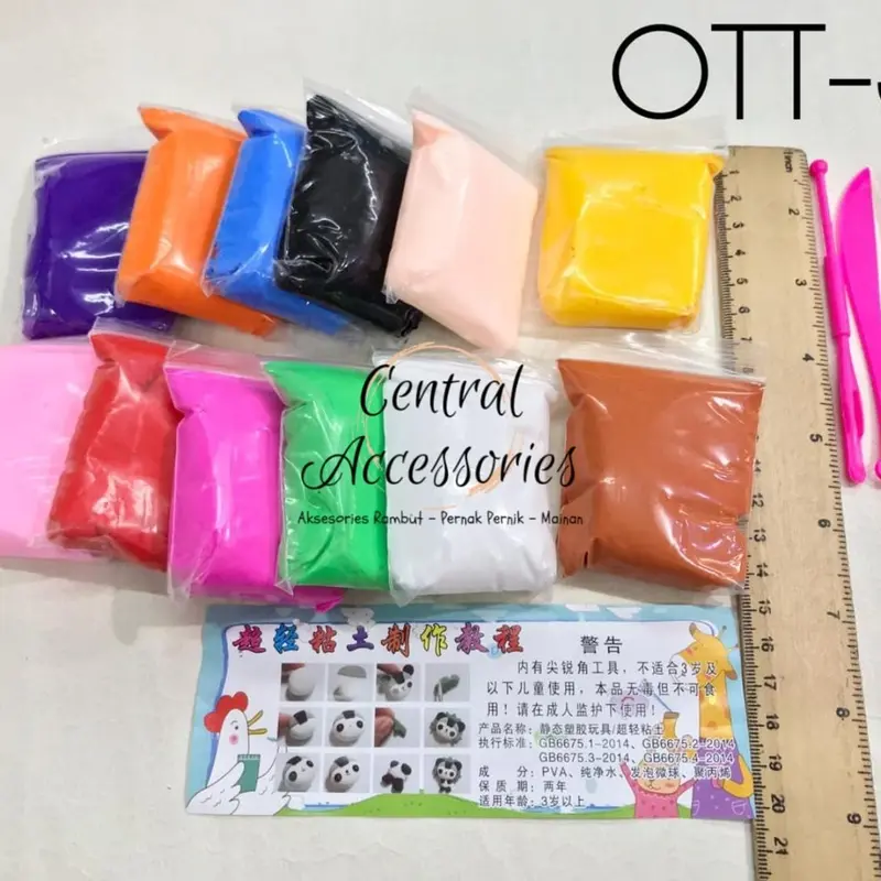 CLAY POLYMER MAINAN ANAK / MAINAN EDUKASI SLIME PLAY DOUGH 1