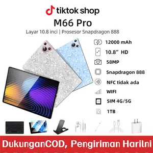 (8) [COD]  Baru Tablet 5G PC Layar HD 10.8inci Memori 16GB+1TB  Tablet Kantor Murah Belajar 120HZ Pengalaman Profesional Seperti PC Tablet Android Murah Tablet Hanzhong Kartu Layar Bluetooth Wifi. Jaringan 4G/5G