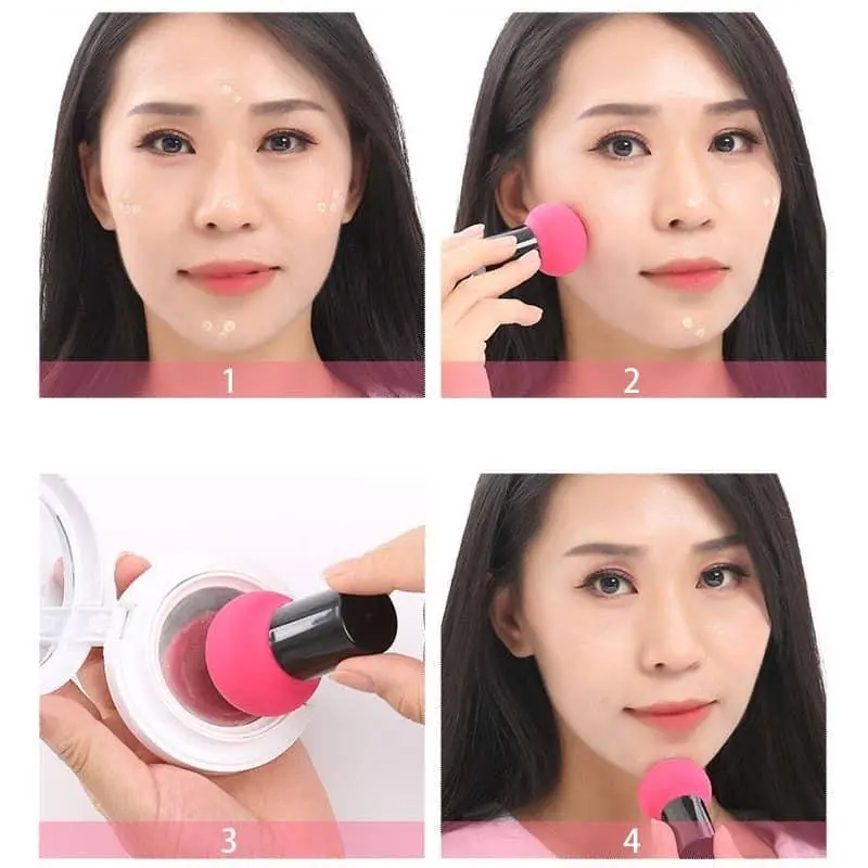 Bộ Mút Trang Điểm Mỹ Phẩm, 10 Cái / bộ, Thích Hợp Cho Kem Nền Trang Điểm, Phấn Phủ Và Phấn, Dụng Cụ Làm Đẹp, Để Trang Điểm 5