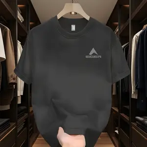 Berkat Store T shirt Kaos Distro Katun Lengan Pendek Egr 55 Samping Silver / Shirt Distro Premium Pria dan wanita Termurah / Baju Kaos Str Picture