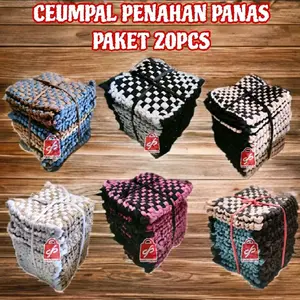 20 PCS CEUMPAL CEMPAL ANYAM UNTUK PEGANGAN ANTI PANAS
