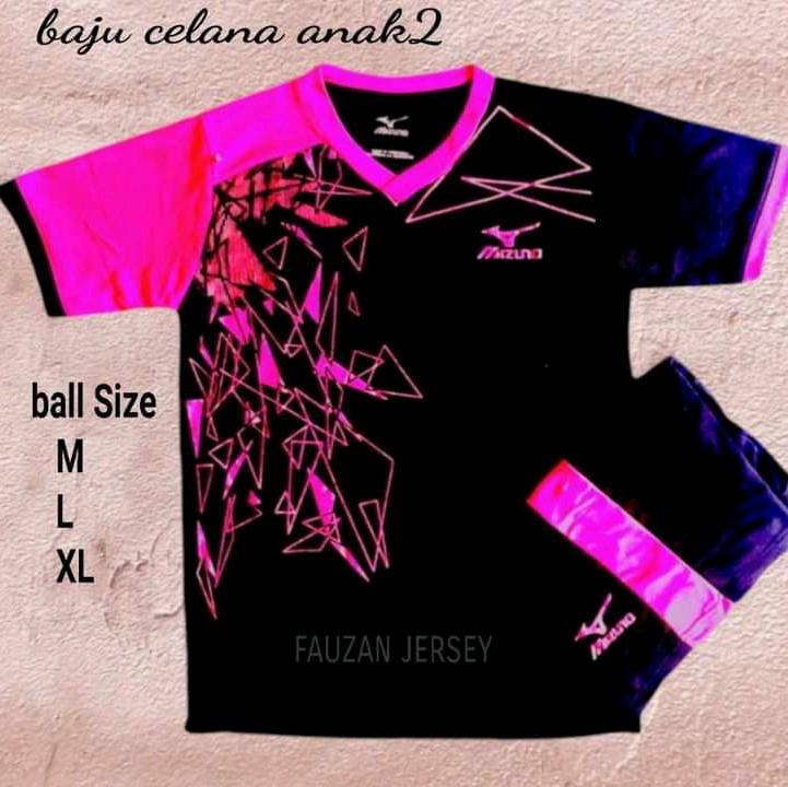 stelan baju jersey anak anak umr 6-13 th kaos bola voli futsal cwe cowo Sport Outdoor 2