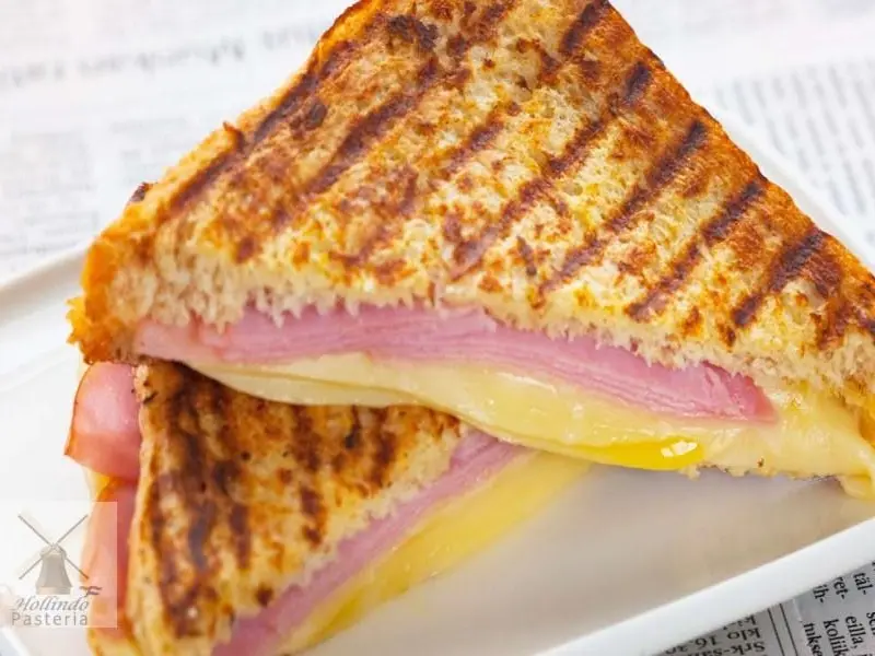 Cheese Ham Toasted Bread/Croque Monsieur/Tosti/Roti Grilled 6