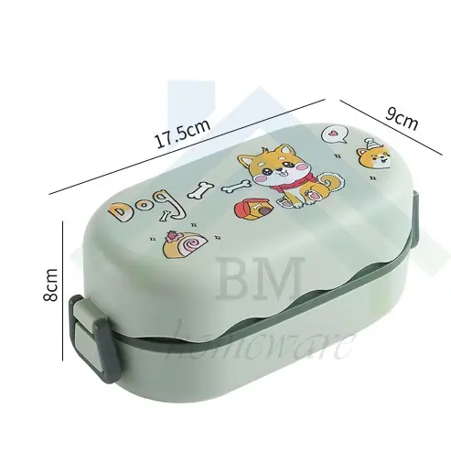 Lunch Box Bento Set  850ml / Kotak Makan / Kotak Bekal 3