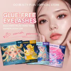 BEAUTY PLAN [TANPA LEM+TWEEZER] Bulu Mata ARIES panjang 9-12mm untuk penampilan Natural | Bulu Mata Eyelash Extension | Eye Make Up BEAUTY PLAN Aries Virgo Cancer Taurus Leo