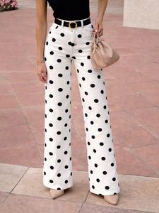 Pantalones de mezclilla para mujer con cintura elástica y pierna ancha, jeans casuales ajustados para todas las estaciones, pantalones cómodos y elásticos para mujer