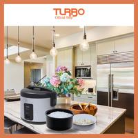 Gambar [NEW] TURBO Rice Cooker Magic Com 1.5L CRL1500 Silver Original dari Turbo Home Appliances Kota Administrasi Jakarta Barat 3 Tokopedia