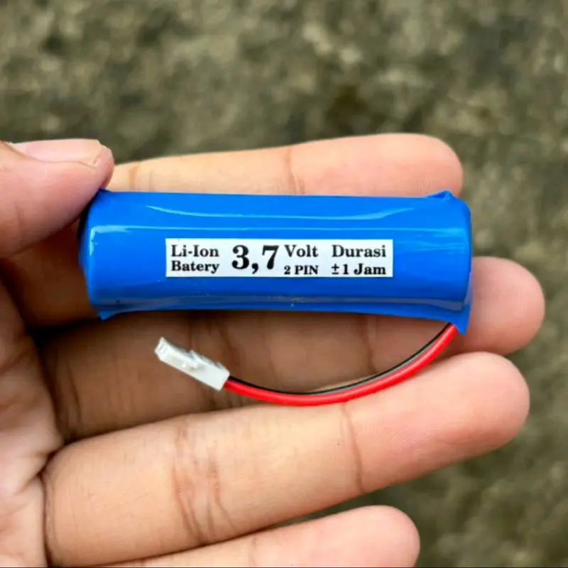 Batere Mobil RC 3,7V 14500 Tunggal Socket Putih  UPGRADE Baterai DURASI 1JAM  Mainan Remote Control Asli 3