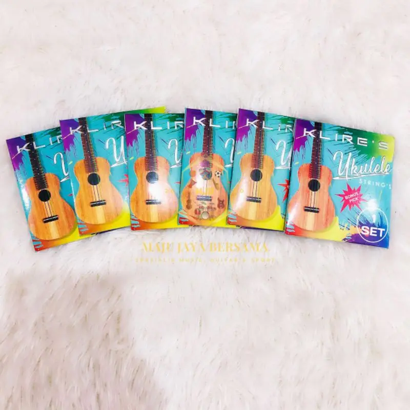 Senar Gitar Ukulele Warna Warni 1 Set Murah Isi 4 senar