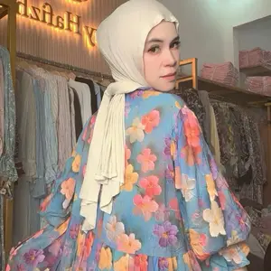 gamis lengan balon pj 140 ld 120 by galery hafizhah