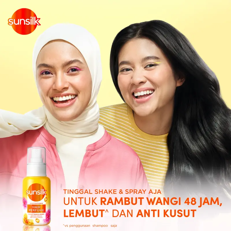 [HARGA SPESIAL] Sunsilk Silky Smooth Hair Perfume 100ml Twinpack 7